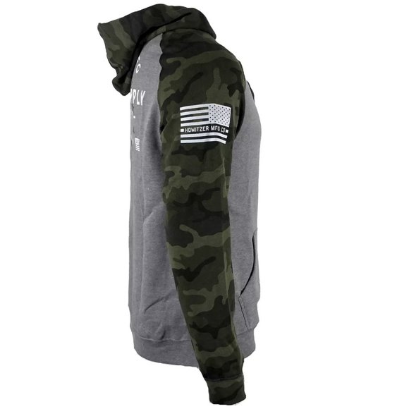 Howitzer Style Women's Hoodie Sweatshirt ARMS Military Grunt - Picture 9 of 15